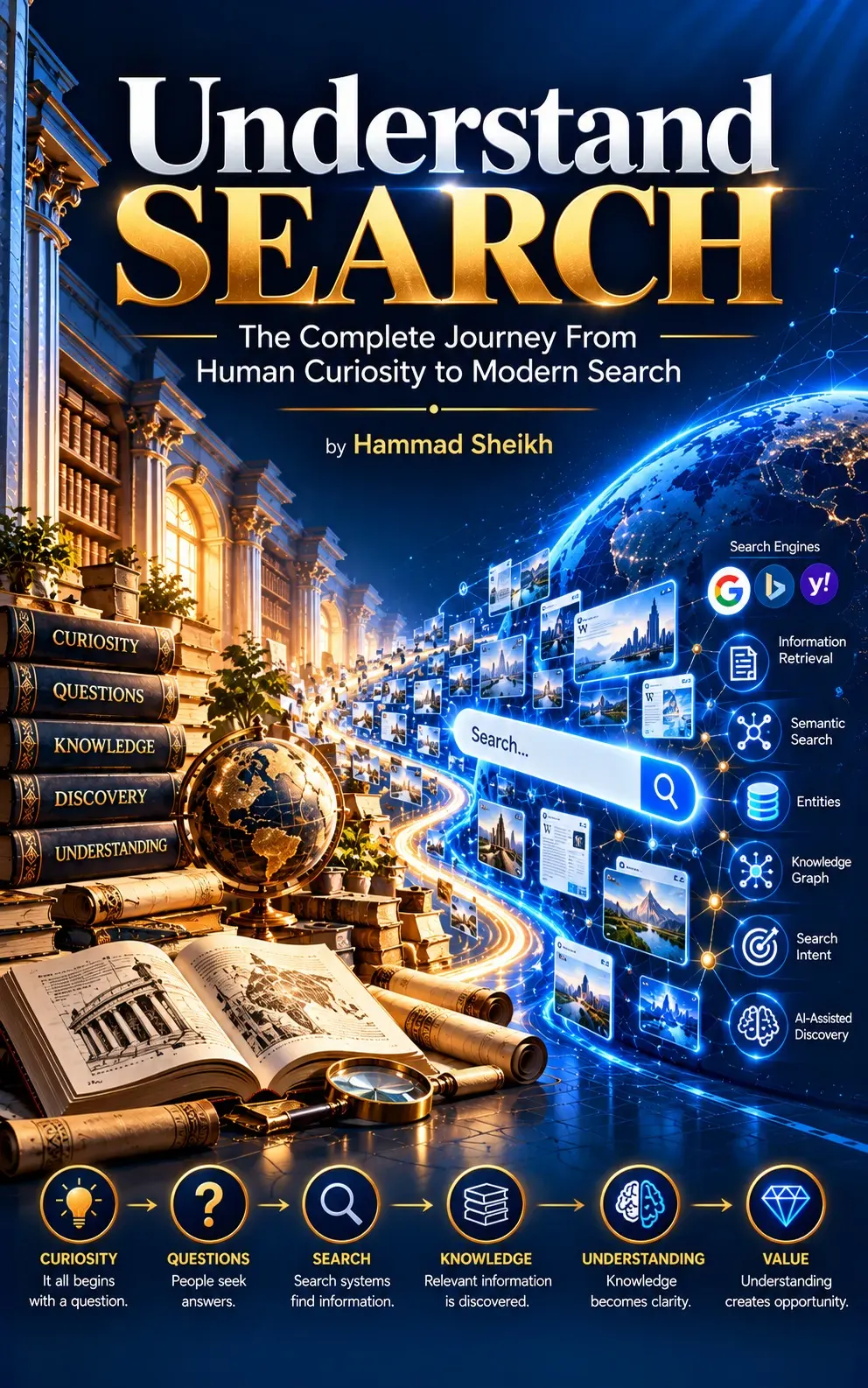 Understand Search course cover by Hammad Sheikh